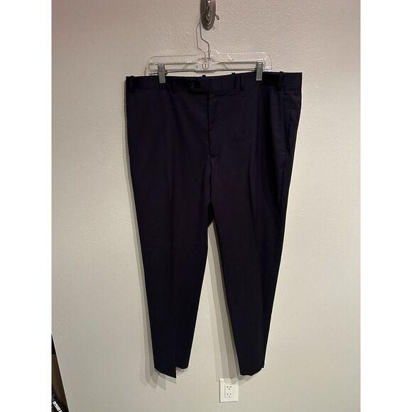 Peter Millar Mens Size 40 R 40x30 Wool Suit Pants Navy Blue Dress - Picture 1 of 7